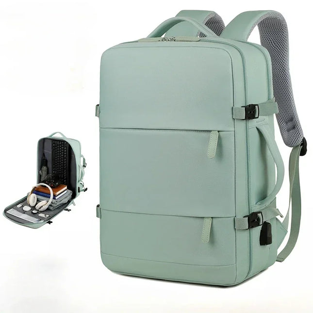 2024 Men Women's Bag Large Capacity Journey Multifunction Backpack With Shoe Storage Multilayer Dry And Wet Separation Waterproof