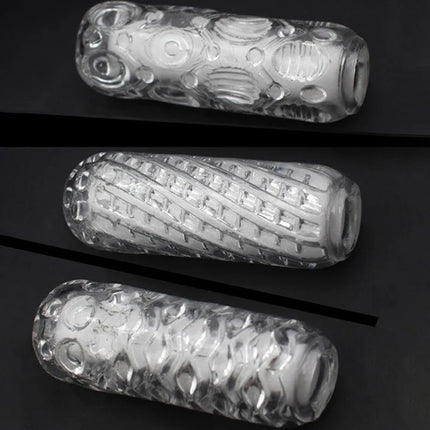 Masturbation Cup For Men Simulated Soft Vagina Transparent Adult Endurance Exercise Adult Vacuum Aircraft Cup Male Sex Toy