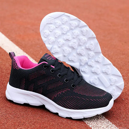 New Sneakers Women Casual Shoes Fashion Breathable Walking Mesh Flat Shoes Women 2024 Tenis Feminino White Ladies sports Shoes