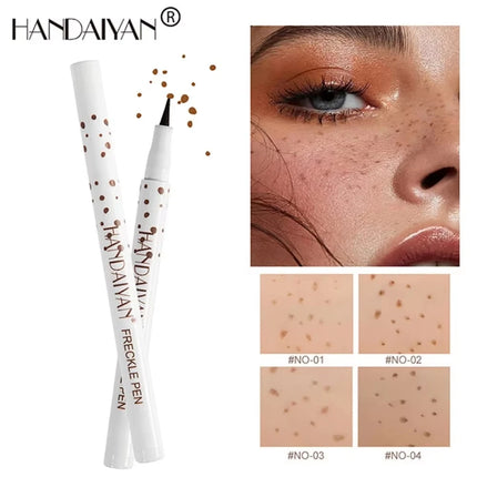 Facial Freckle Stamp Pencil Natural Make Up for Freckles Dark Spots Moles Concealer Feminine Contour Waterproof,not Easy To Fade