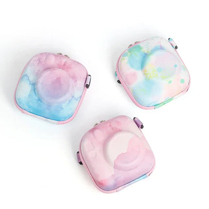 For Instax Mini 12/11/9/8/7/40 Camera Case EVA Soft Protective Case Trave Bag for Fujifilm Film Camera Bag with Shoulder