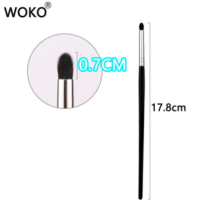 Small Smoky Liner Makeup Brushes Eyeliner Smudge Brush Precision Smudge Makeup Brush Horse Hair Eyeshadow Smudge Brush