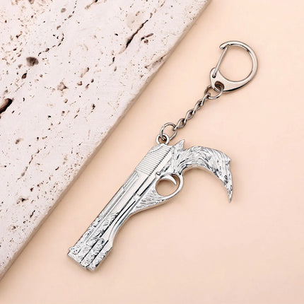 Game DMC Keychain Dante Sword Rebellion Awakening Keyring Nero Red Queen Keychains Weapon Pendant for Men Jewelry