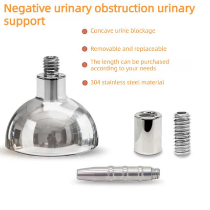 Stainless Steel Penis Plug for Chastity Cage Penis Abstinence Detachable Urethra Dilator Catheter Negative Cb Lock Sissy Sex Toy