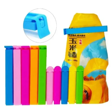 10-50Pcs Portable Kitchen Storage Food Snack Seal Sealing Bag Clips Sealer Clamp Plastic Tool Kitchen Accessories Bag Clip