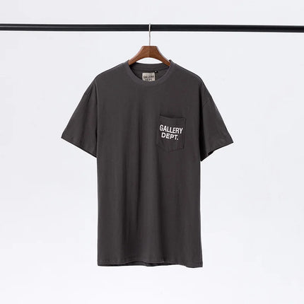Classic  Color Letter Logo Print Loose ort Sve T-irt ex Youthful Cotton Summer Faion round Ne Top