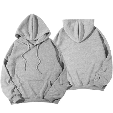 2026 New spring women Fleece Hoodie Solid Color Hooded Korean Fashion Women's Hooded Sports Sweater Casual Loose Pullover Hoodie
