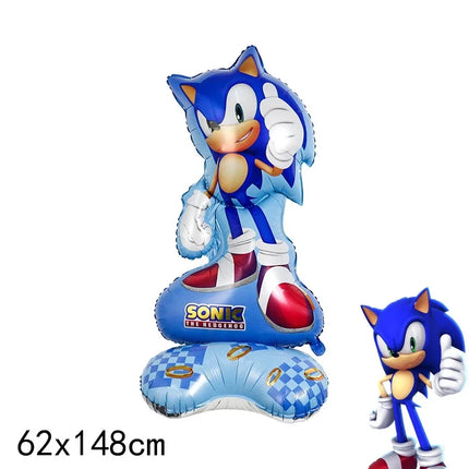 Sonic 3D Foil Balloon 62x148cm - Party Birthday Decoration Gift / Sonic 3D Balloon 62x148cm - Party Decoration Gift