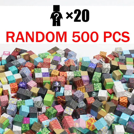 10-500PCS Magnetic Blocks Sets Building Toys Build Mine Magnet World Model STEM Montessori Sensory For Kids Christmas Gifts