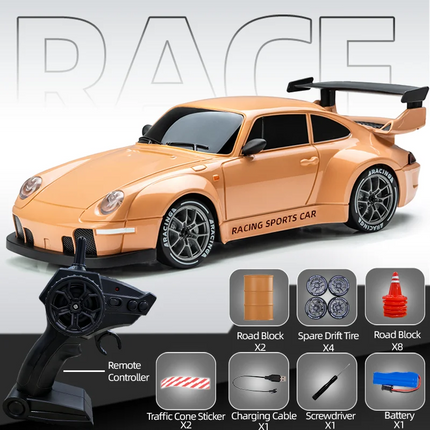 1/24 4WD RC Drift Car 2.4G Remote Control High Speed Racing Toy for Kids Boys Children Christmas Gifts