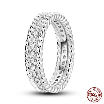 Fashion Original Luminous Firefly Rings 100% 925 Silver Eternal Heart-Shaped Zircon Rings Fine Wedding Engagement Jewelry Gifts