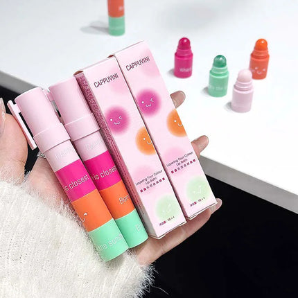 Cappuvini stacking four-color lip balm moisturizing lip balm lip care temperature change lip balm
