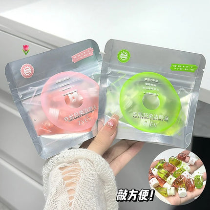 7/40 Capsules of Mild and Non Irritating Makeup Remover Moisturizing Deep Cleansing Travel Portable Single Makeup Remover Oil