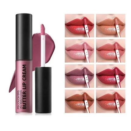 20 Colors Waterproof Matte Nude Lipstick Lipkit Pigment Dark Red Long Lasting Lip Gloss Women Makeup Lipgloss
