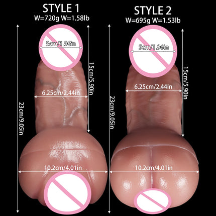 Realistic dildo SoftSilicone penis and Vagina 2-in-1 Masturbator Cup Vagina Masturbation Blowjob Adults Sex Toys Male Mastubator
