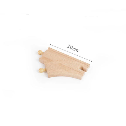 Wooden Track Accessories Beech Wood Railway Train Track Bridge Connector Toys Fit Thomas Wooden Train For Children Birthday Gift