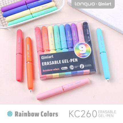 0.6mm Erasable Neutral Pen Kawaii Office Supplies for School Students Smooth Quick Drying Writing Stationery Erasable Gel Pens