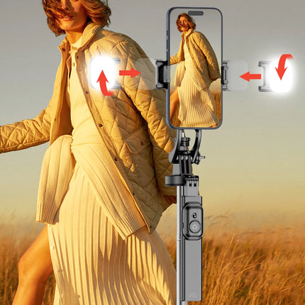 TOKQI Extendable Tripod with Bluetooth Remote,1/4'' Screw,Phone Holder,72inch Monopod for Smartphone Camera Projector brackets