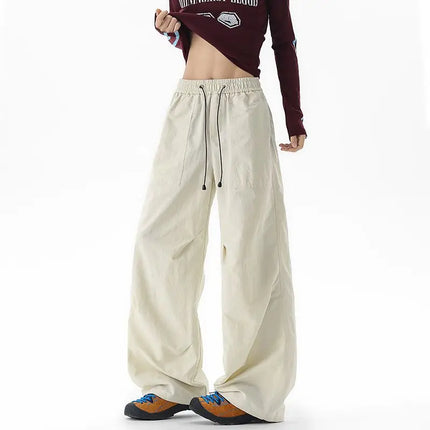 2026 Summer New Outdoor Water-Repellent Wrinkled Loose Men's Cargo Pants