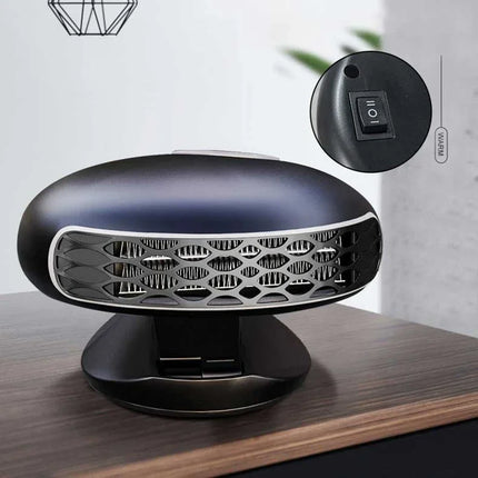12v/24v Car Heater Heating Cooling Dual-purpose Low Power 360°rotation Defrost Defogger Fast Heating Foldable Stand 2026