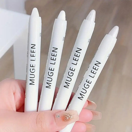 Shimmering Highlight Stick Pearlescent Matte Eyeshadow Silkworm Stick White Pen Glitter Silver Highlighter Pen Eyeliner Lyi A5V5