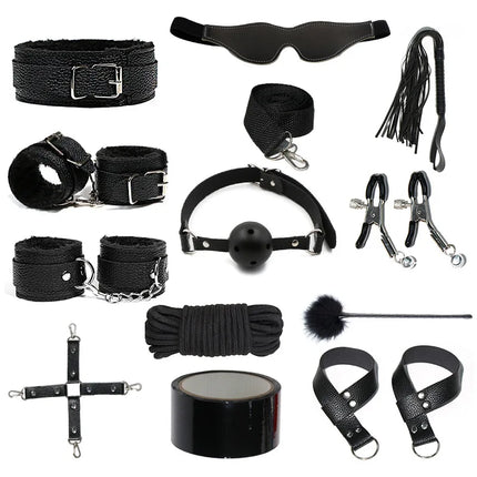 Women BDSM Sexual Couples Kit Adult Sexy Erotic Accessories Handcuffs for Men Gay Session Anal Plug Sex
