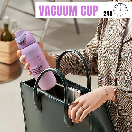 Stainless Steel Vacuum Outdoor Sports Kettle, Hand Held Straw Cup Double Layer Vacuum Cup 24oz для дома полезные вещи
