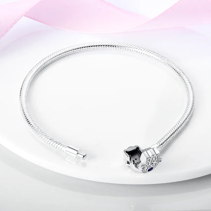 925 Sterling Silver Bracelets 17-20CM Original Leaf Clover Butterfly Heart Bracelet Fit DIY Charms Beads Fashion Women Jewelry