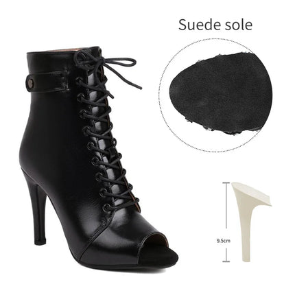 Women's Dance Shoes Ladies Latin Ballroom Dance Boots   Dance Shoes Boots Girls Sexy Stiletto Heels Fashion Salsa Party  Shoes