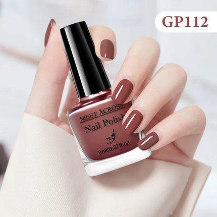 8ml Water-Based Nail Polish 48 Colors Long Lasting Quick Drying No Need of Lamp to Cure Nail Supplies Vernis for Nails Manicure