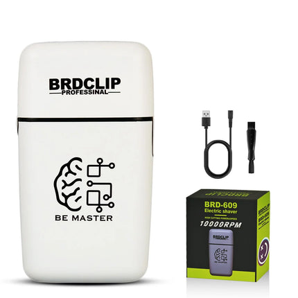 BRDCLIP Electric Shaver Rechargeable Razors Shaving 10000RPM Professional Foil Razor Cordless Shaving Machine for Men BRD-609