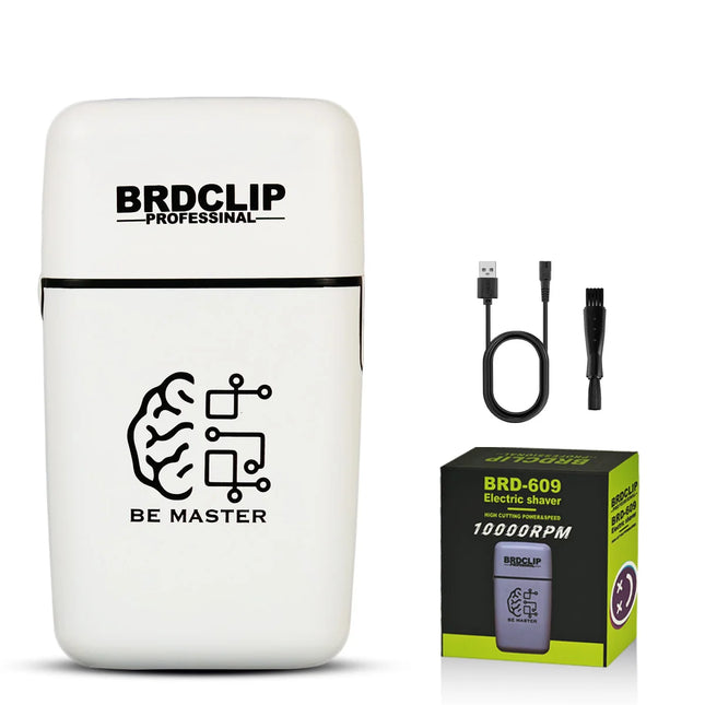 BRDCLIP Electric Shaver Rechargeable Razors Shaving 10000RPM Professional Foil Razor Cordless Shaving Machine for Men BRD-609