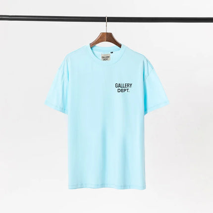 Classic  Color Letter Logo Print Loose ort Sve T-irt ex Youthful Cotton Summer Faion round Ne Top