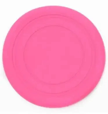 Dog Round Interactive Toys Safety Silicone Flying Discs Wholesale Small Large Dogs Bite Resistant Training Pet Supplier 1PC