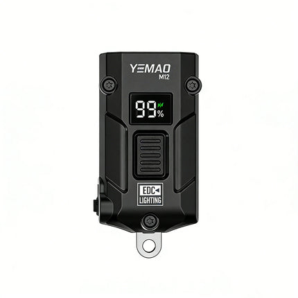 Triple Light Source EDC Flashlight Red Beam Night Vision 680 Lumens Max Stepless Dimming Magnetic Base USB Charging