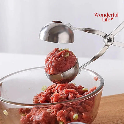 Meat Ball Maker Tool Stainless Steel Clip Round Rice Ball Shaper Spoon Stuffed Kitchen Gadget Meatball Making Mold Non Stick