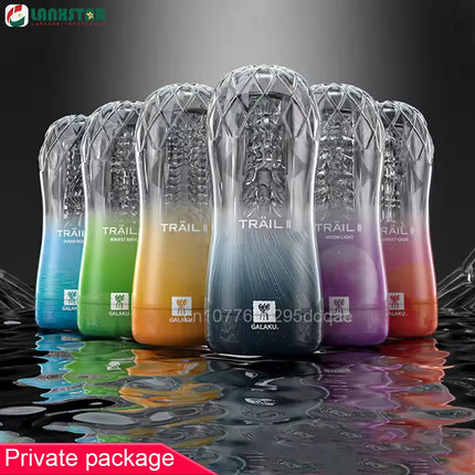 Soft Vagina Simulation Vacuum Sucking Male Masturbator Cup Transparent Pocket Pussy Adult Endurance Training Sex Toys for Men