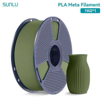 SUNLU 1KG PLA Meta 3D Printer Filament 1.75mm 1000g Spool (2.2lbs) Neatly Arranged No Knot Filament Fit Most FDM Printer