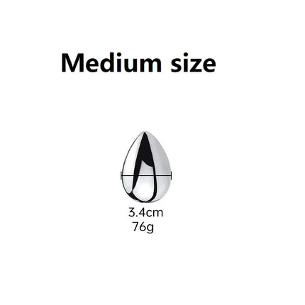 Small medium large 3 balls set metal anal hook beads head butt plug dilator prostate massager insert bdsm sex toy for male