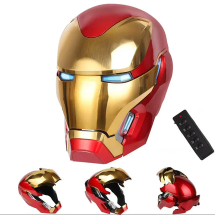Marvel Iron Man 1:1 Scale MK50 MK5 MK17 Helmet with Voice Control And Light-Up Eyes Adult Wearable Collectible Model Toy Xmas