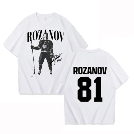 24 Hollander Montreal Voyageurs Club T-Shirt Men Women Heated Rivalry Ilya Rozanov 81 T-Shirt High Quality Tees Shirts