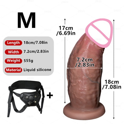 Oversized Anal Plug Dilator Huge Butt Plug Anal Training Expansion Prostate Massager Huge Butt Plugs Sex Toys For Women Men Gay