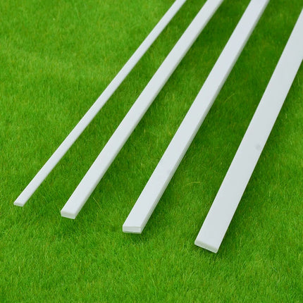 5pcs/lot L-shape Plastic Profile Angle Rod ABS Stick Construction Rod Corner Profile Model Building Kits Architecture Material