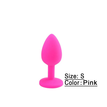 S/M/L  Anal Butt Soft Silicone Plug Prostate Massage Stimulator For Couples Adult Erotic Anal plug Sex Toys for Women Men Gay