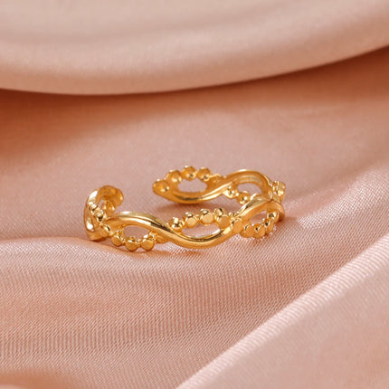 Skyrim Stainless Steel Women Rings Geometric Heart Aesthetic Adjustable Open Finger Ring Fashion Party Jewelry Gifts Wholesale