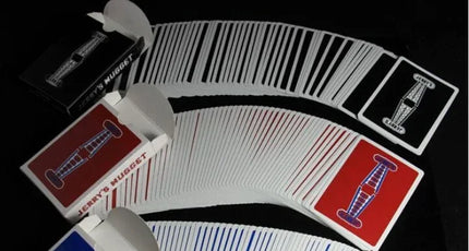 Jerry's Nugget Playing Cards Poker (Red/Blue) Poker Deck Magic Tricks Close Up Illusion Gimmick Prop Mentalism Comedy Magia Funny