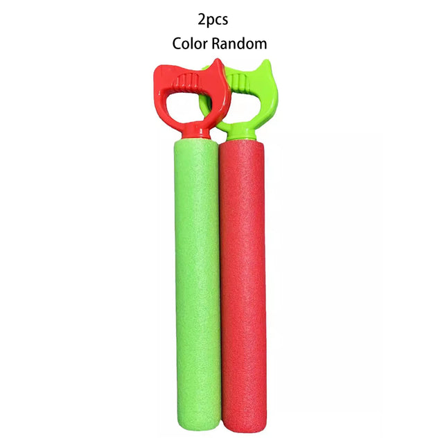 Children's water toy big water gun EVA foam pull type summer multi person interactive water swimming pool color random