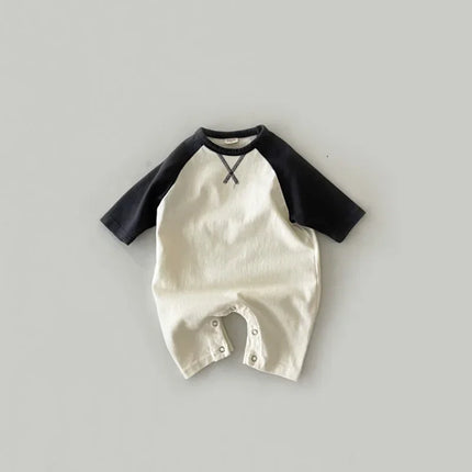 New Baby Long Sleeve Romper Cotton Infant Loose Jumpsuit Spring Autumn Newborn Boy Girl Clothes 2025 New Baby Clothing