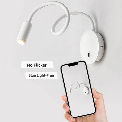 Tokili LED Lamp for Reading Books Interior Wall Decor Night Lamp Sconce Indirect Luminaire Working Study 3W Focus LED AC100-240V