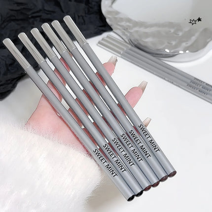 Slanted Blade Eyebrow Pencil Waterproof Makeup Natural Lines Hair Flu Wood Eyebrow Pen Tint Tattoo Grey Coffee Eye Brow Pencil